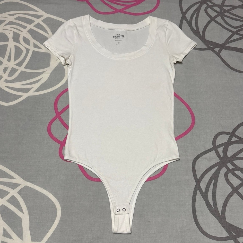 Hollister White Bodysuit